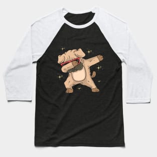 pug dog dabbing Baseball T-Shirt